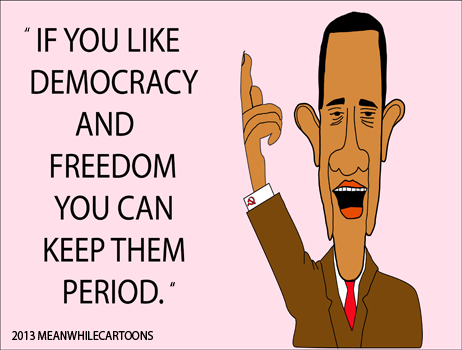 cartoon obama